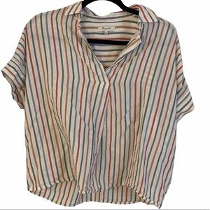 Madewell Carnival Boxy Crop Top